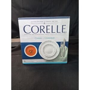 CORELLE VITRELLE " COUNTRY COTTAGE " 16 PC. DINNERWARE SET 2017 NEW OPEN BOX